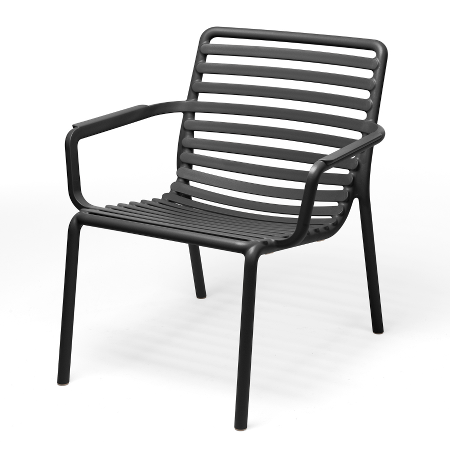 NARDI DOGA RELAX Szürke design Műanyag kültéri szék