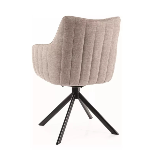 SI ZALIA Bézs design, elegáns Kárpitos beltéri szék