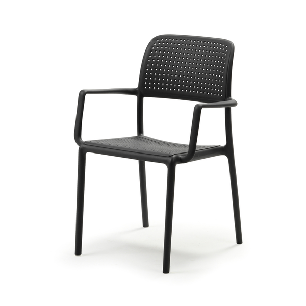 NARDI BORA Szürke klasszikus Műanyag kültéri szék