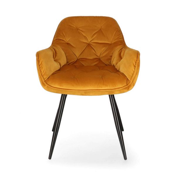 SI CHERRY Sárga design Kárpitos beltéri szék