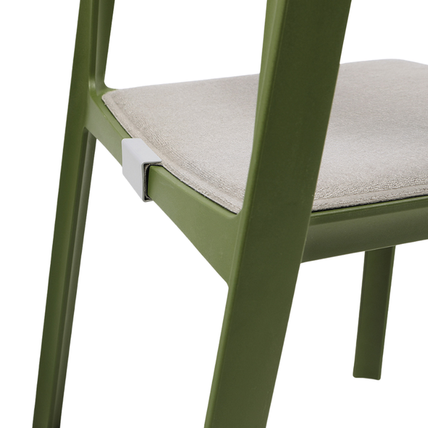 NARDI TRILL BISTROT Sárga minimalista Műanyag kültéri szék