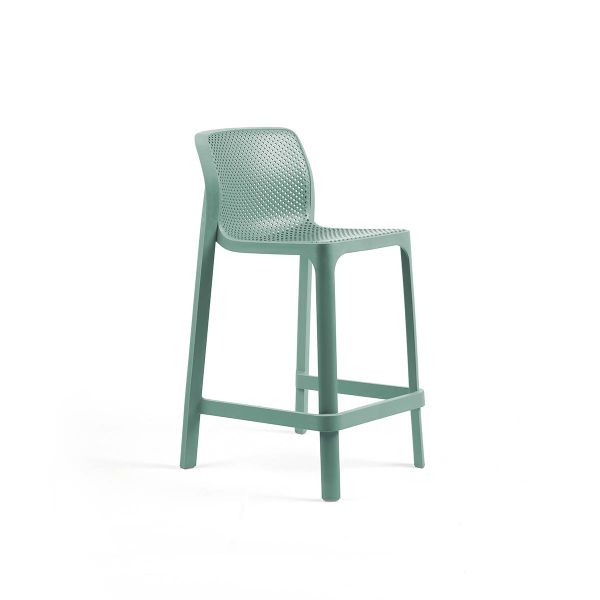 NARDI NET STOOL MINI Több színben minimalista Műanyag kültéri bárszék