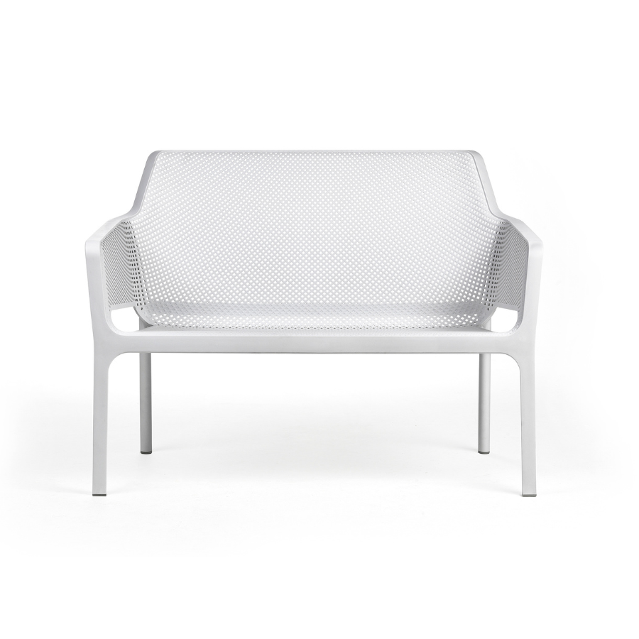 NARDI NET BENCH Fehér modern Kültéri pad