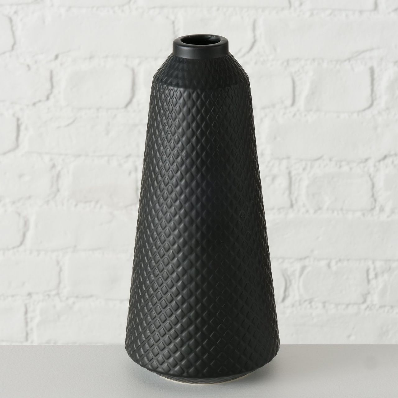 B MEDIVA VASE Fekete modern Asztali dekoráció