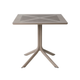 NARDI CLIPX 80 Taupe minimalista Kültéri komplett asztal