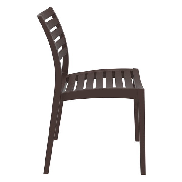 ST ARES Barna design Műanyag kültéri szék