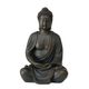 B BUDDHA FIGURINE 2 Fekete design Asztali dekoráció