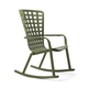 NARDI FOLIO ROCKING Zöld design Műanyag kültéri szék
