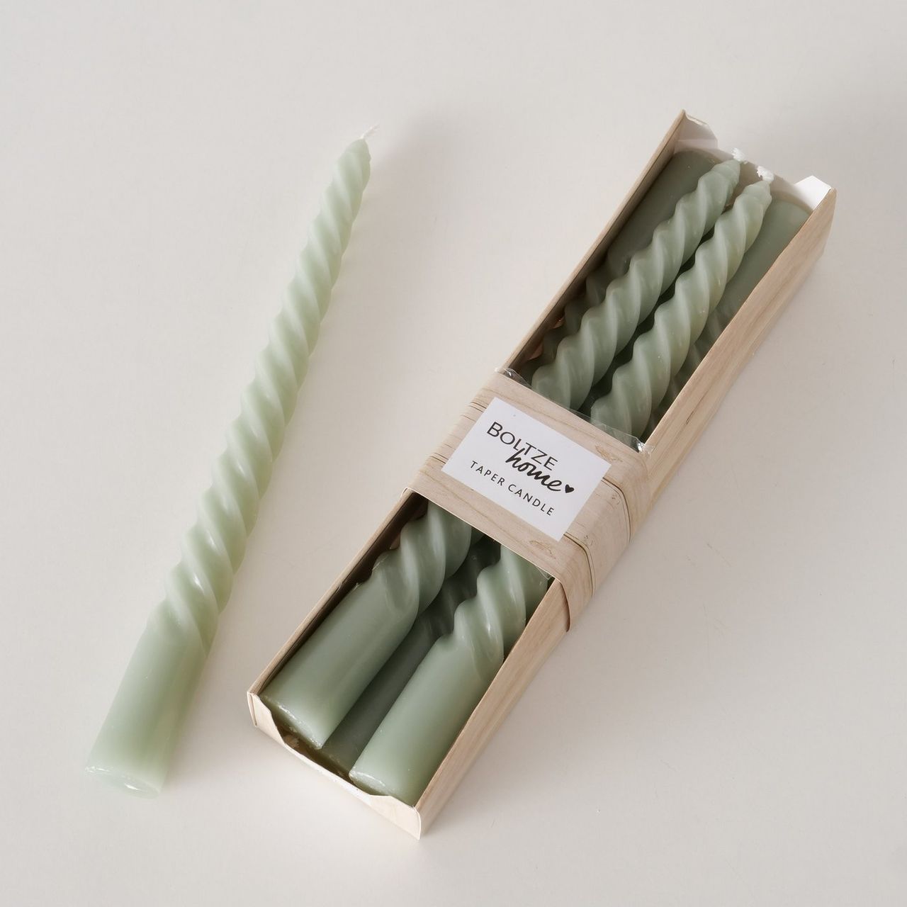 B SOUL CANDLE Zöld design Asztali dekoráció