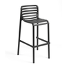 NARDI DOGA STOOL Szürke modern Műanyag kültéri bárszék