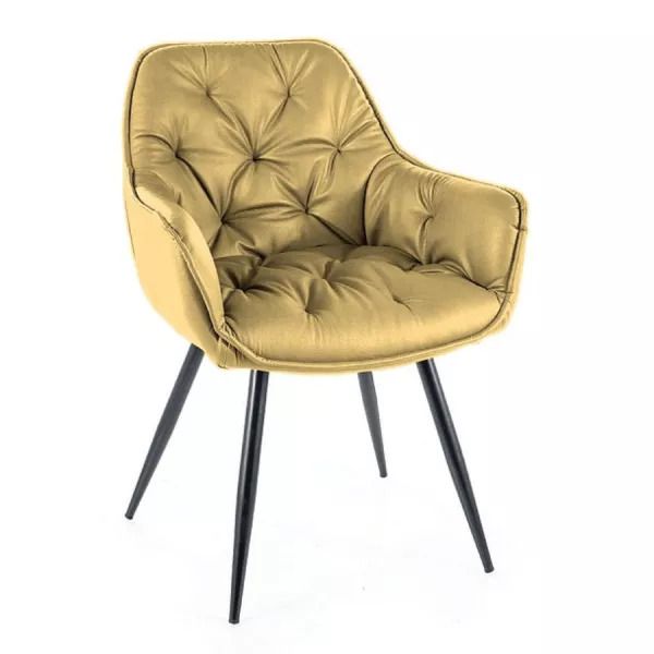 SI CHERRY Bézs design Kárpitos beltéri szék