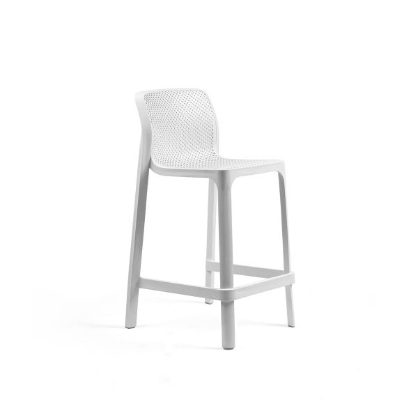 NARDI NET STOOL MINI Több színben minimalista Műanyag kültéri bárszék