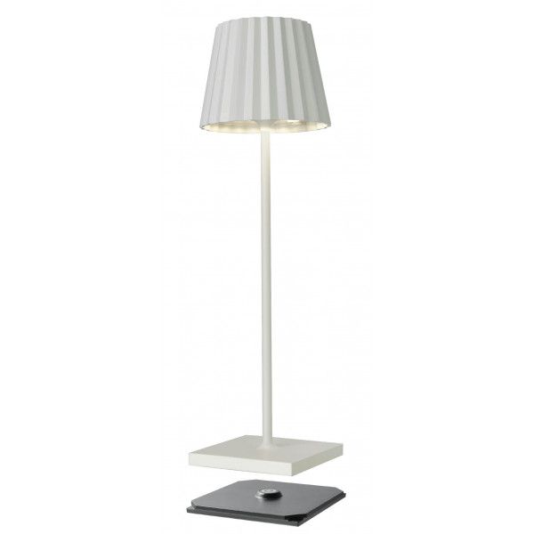 OS BELL Fehér minimalista Kültéri asztali lámpa