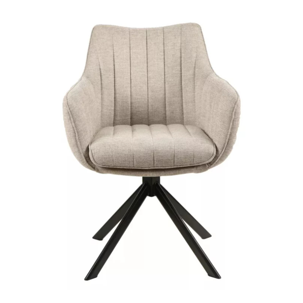 SI ZALIA Bézs design, elegáns Kárpitos beltéri szék