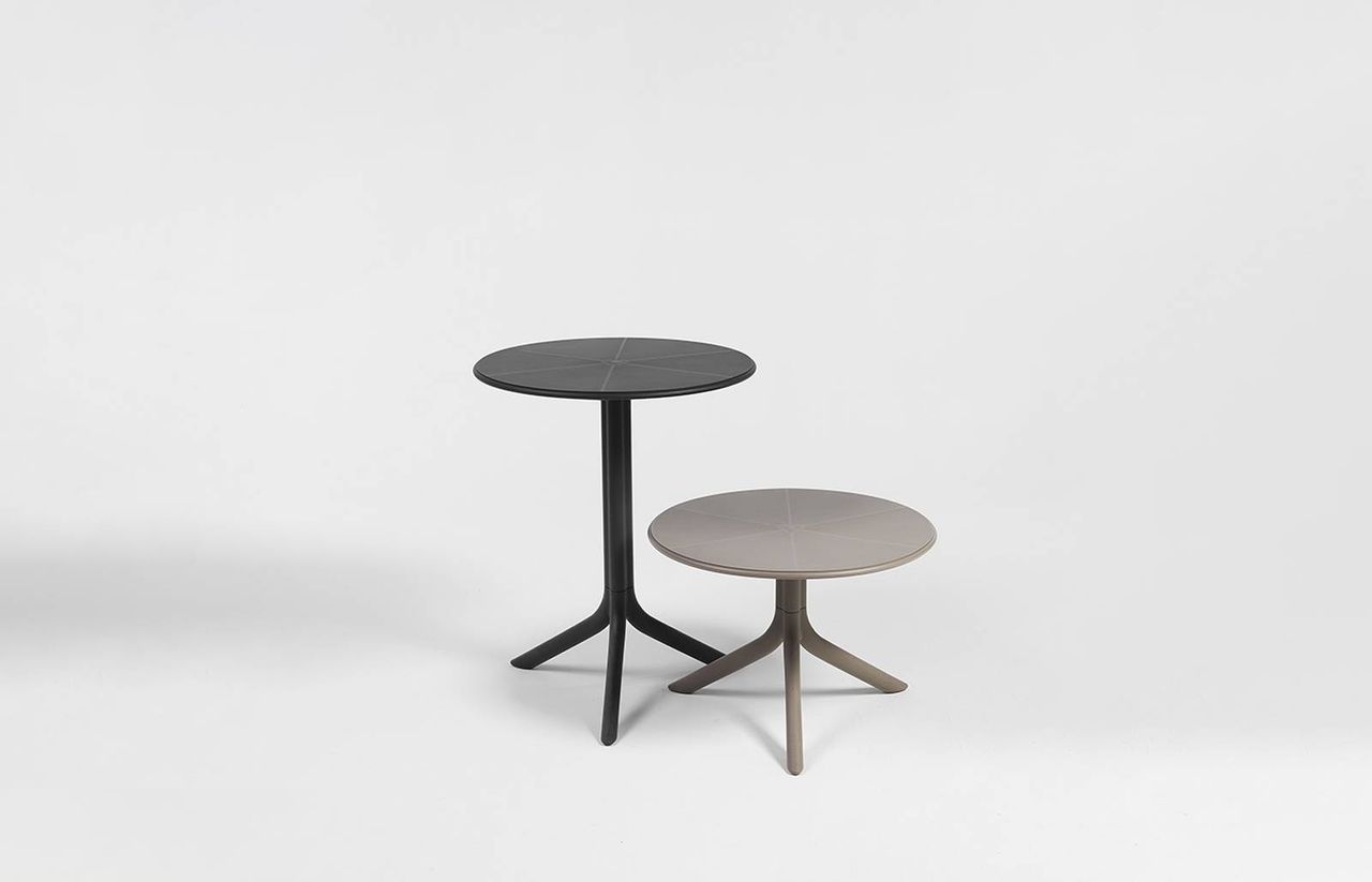 NARDI SPRITZ Szürke minimalista Kültéri komplett asztal