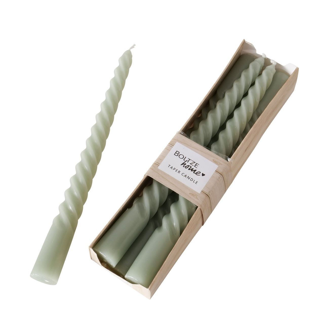 B SOUL CANDLE Zöld design Asztali dekoráció