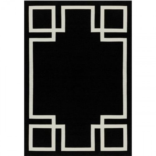 FT GREEK 200x300 Fekete elegáns Beltéri szőnyeg