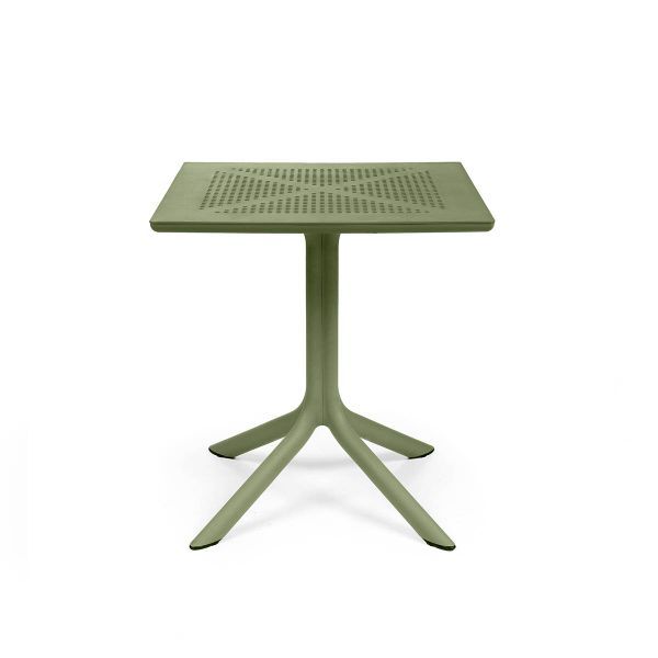 NARDI CLIP 70 Zöld minimalista Kültéri komplett asztal