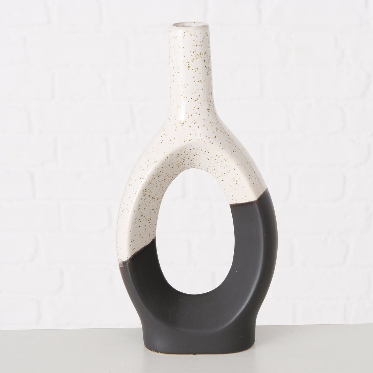 B OMEGA VASE Fekete, Fehér design Asztali dekoráció
