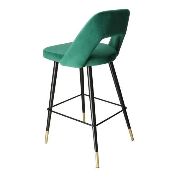 DL FANNY Zöld design Kárpitos beltéri bárszék