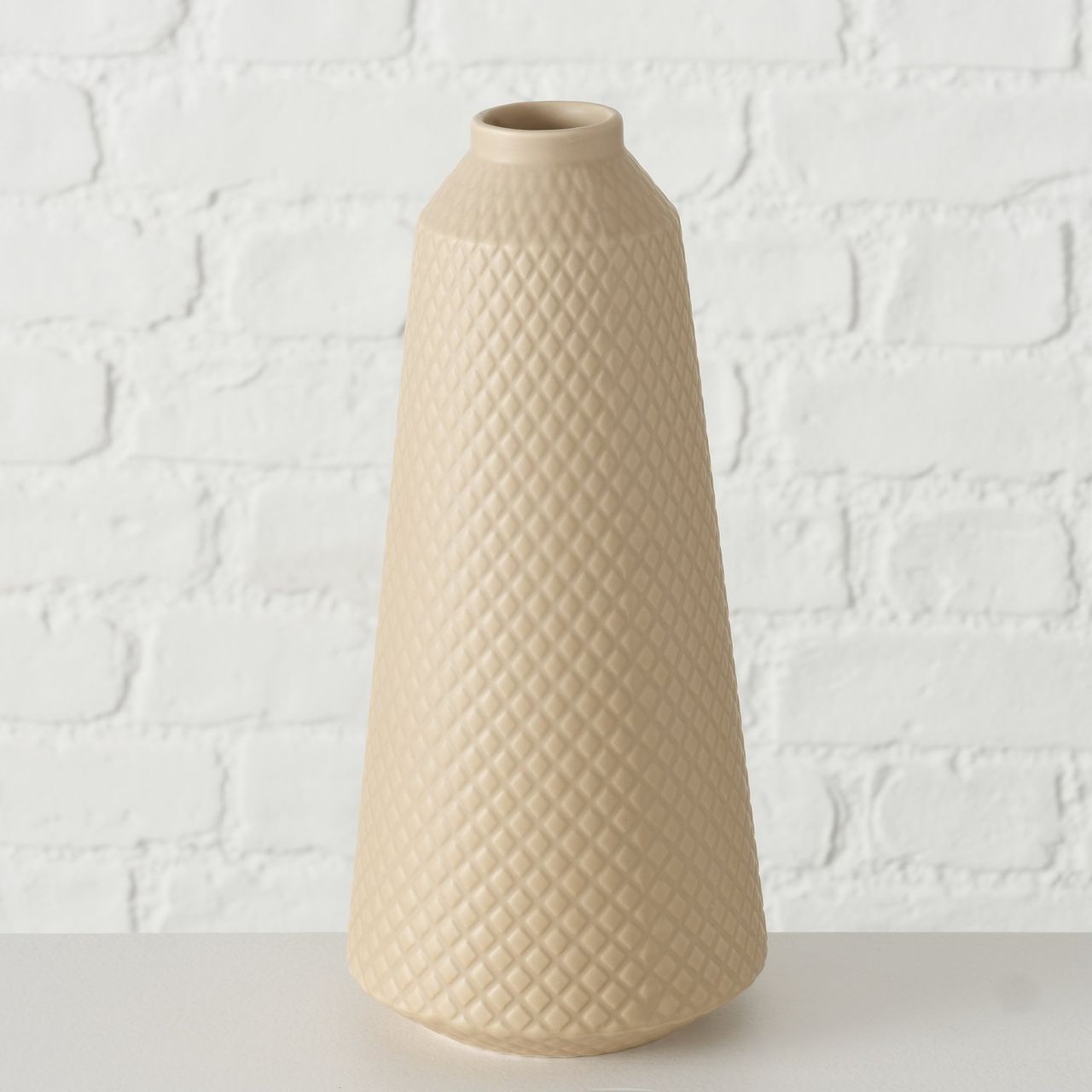B MEDIVA VASE Bézs modern Asztali dekoráció