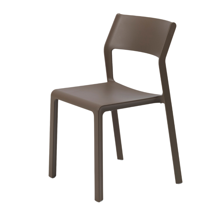 NARDI TRILL BISTROT Barna minimalista Műanyag kültéri szék