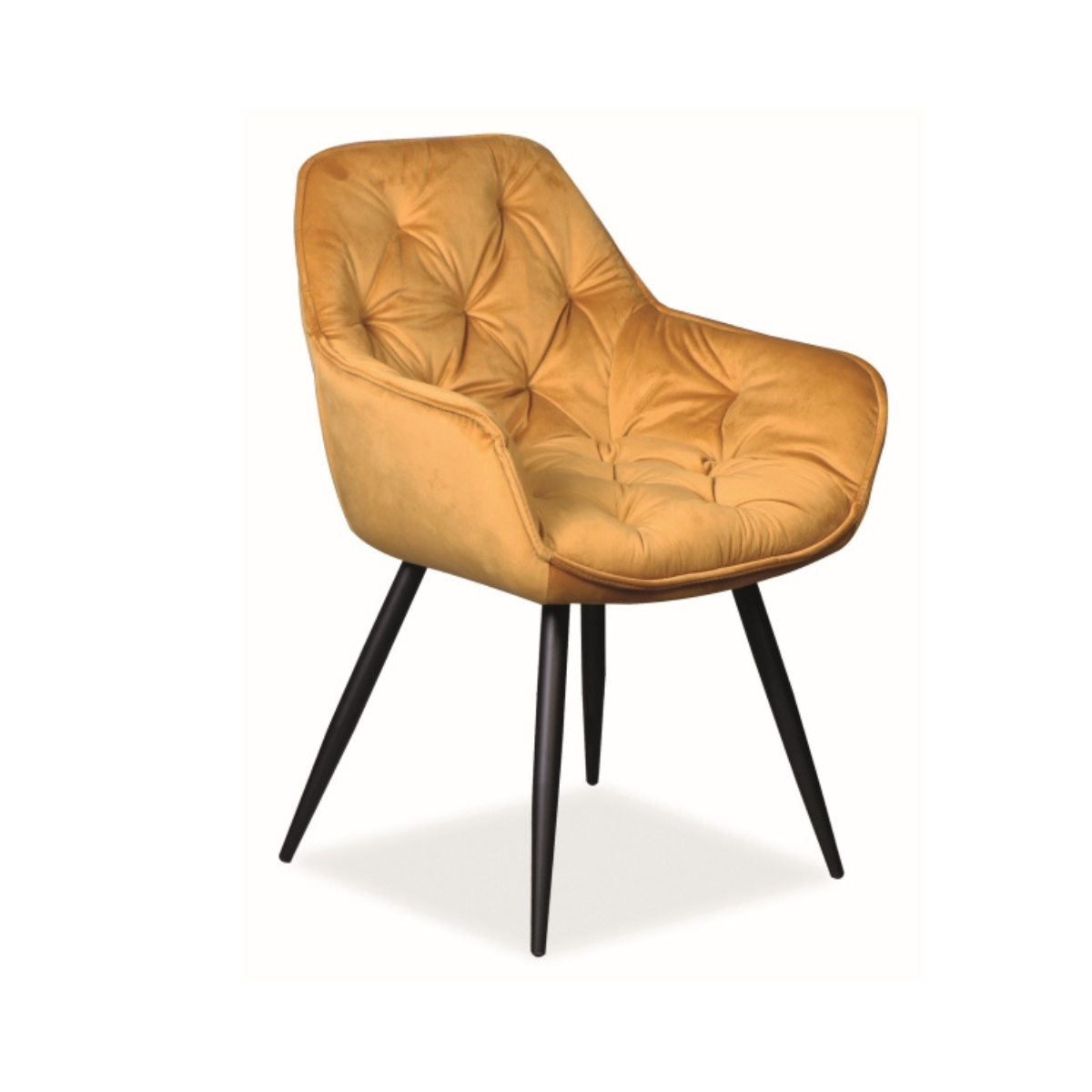 DSI CHERRY Sárga design, elegáns Kárpitos beltéri szék