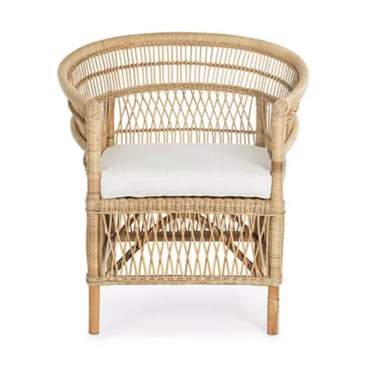 BT SOFI BEMUTATÓDARAB Natúr elegáns Rattan kültéri fotel
