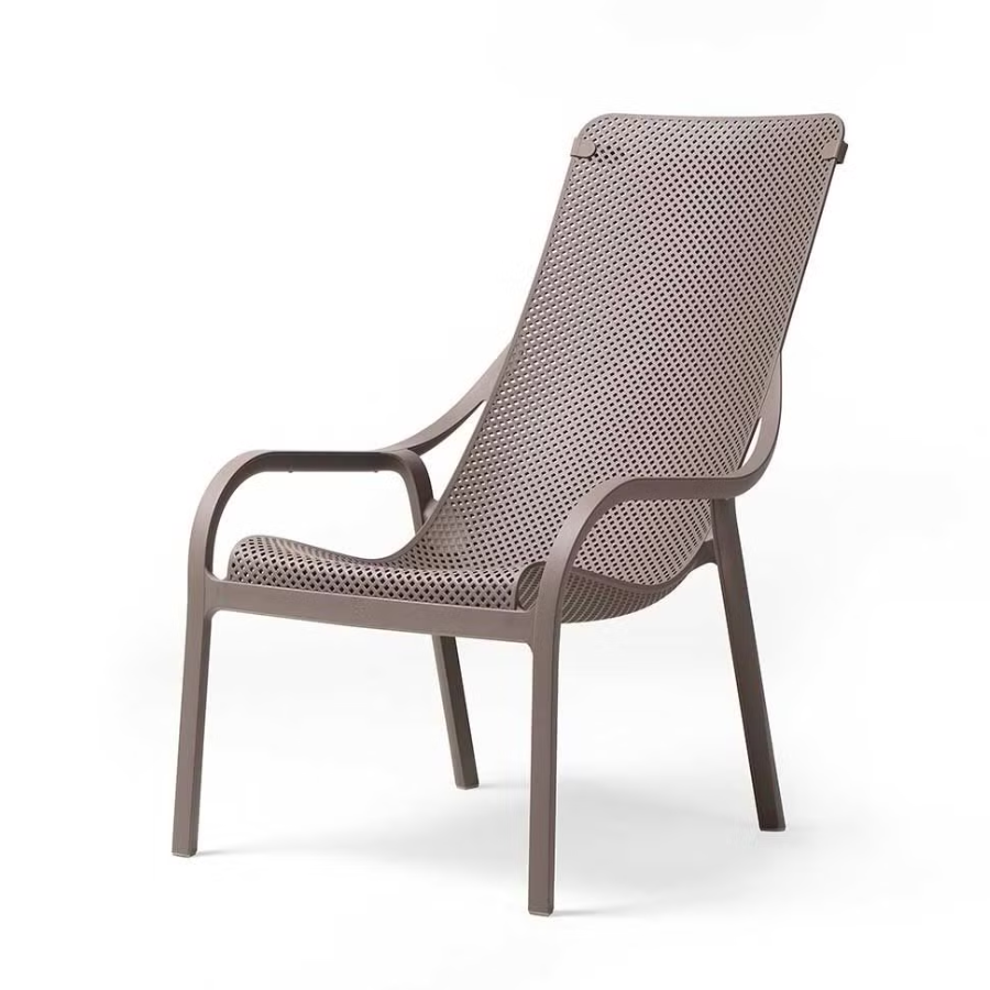NARDI NET LOUNGE Taupe design Műanyag kültéri szék