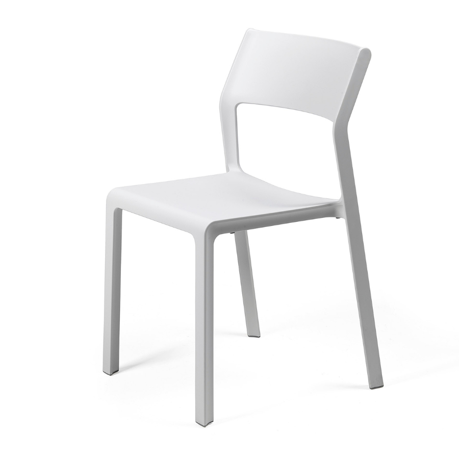 NARDI TRILL BISTROT Fehér minimalista Műanyag kültéri szék