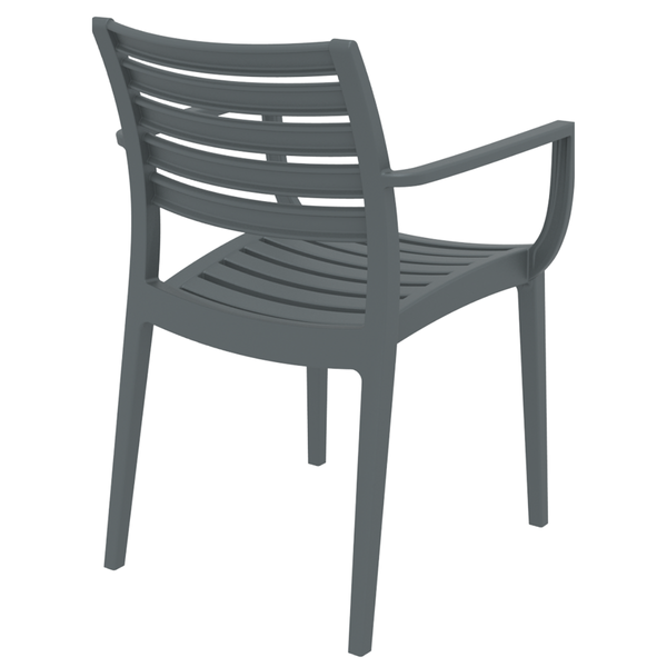 ST ARTEMIS Szürke design Műanyag kültéri szék