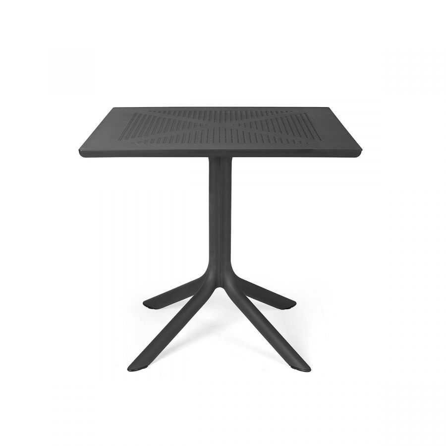 NARDI CLIP 80 Szürke minimalista Kültéri komplett asztal