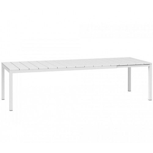 NARDI RIO 210 Fehér minimalista Kültéri komplett asztal