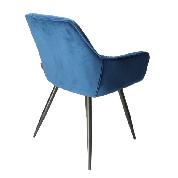 DL CHERRY Kék design, elegáns Kárpitos beltéri szék