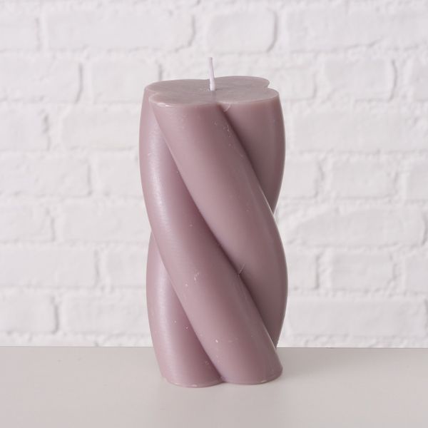B TWISTER CANDLE Lila modern Asztali dekoráció