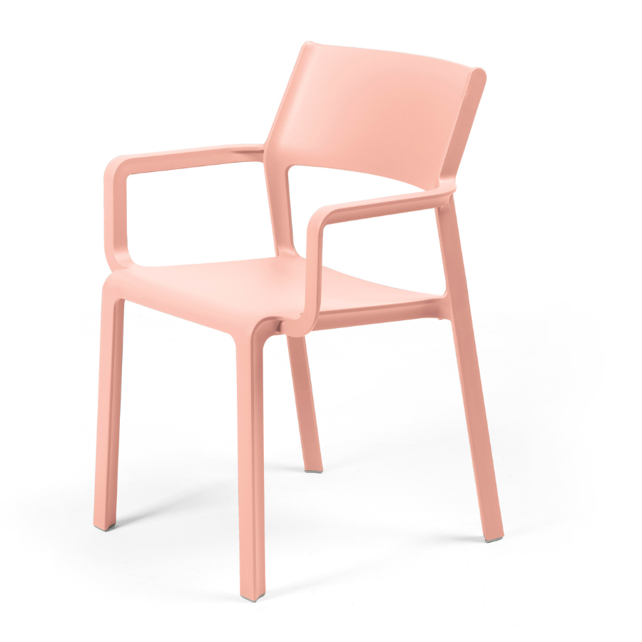 NARDI TRILL ARMCHAIR Rózsaszín minimalista Műanyag kültéri szék