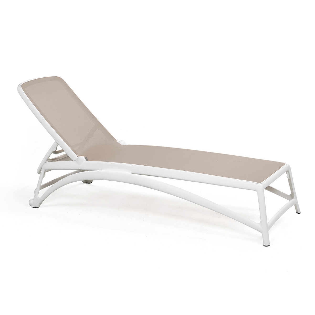 NARDI ATLANTICO Fehér, Taupe design Napágy