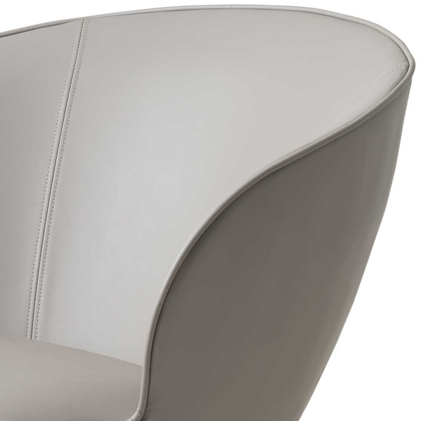 UQ NAGI FAUX Taupe design Kárpitos beltéri fotel
