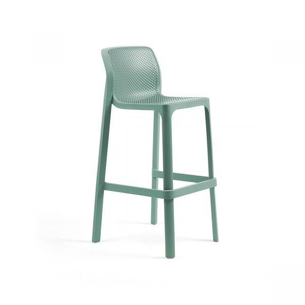 NARDI NET STOOL Több színben minimalista Műanyag kültéri bárszék