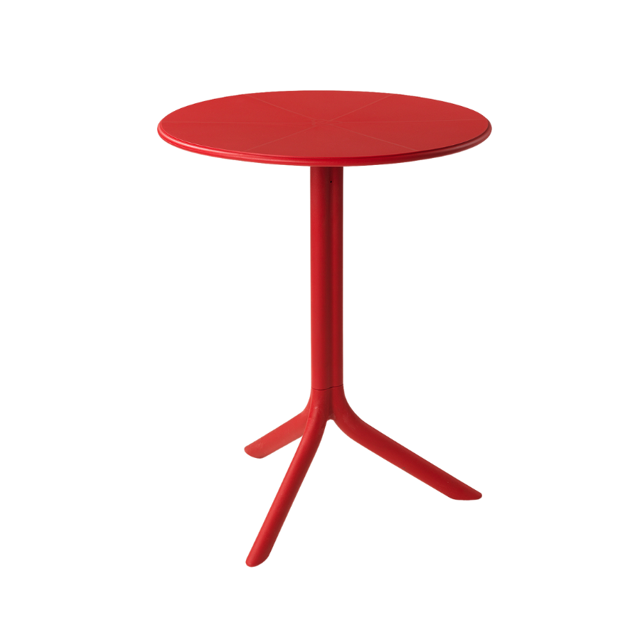 NARDI SPRITZ Piros design Lerakóasztal