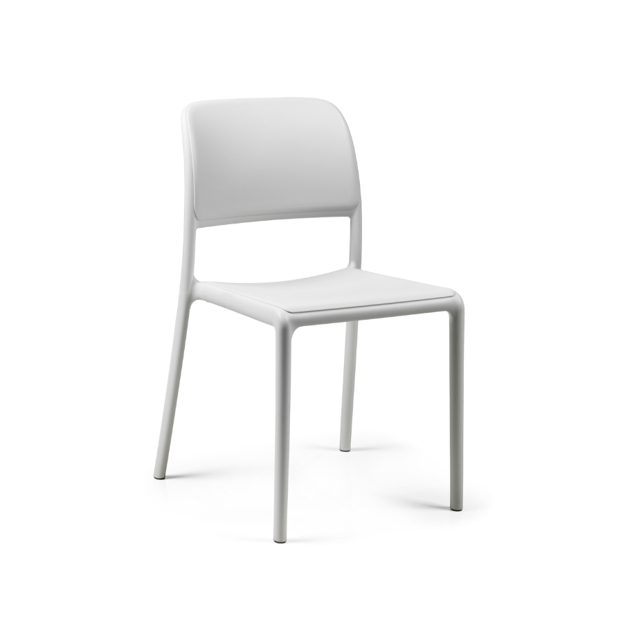 NARDI RIVA BISTROT Fehér minimalista Műanyag kültéri szék