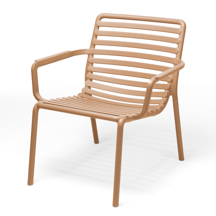 NARDI DOGA RELAX Bézs design Műanyag kültéri szék