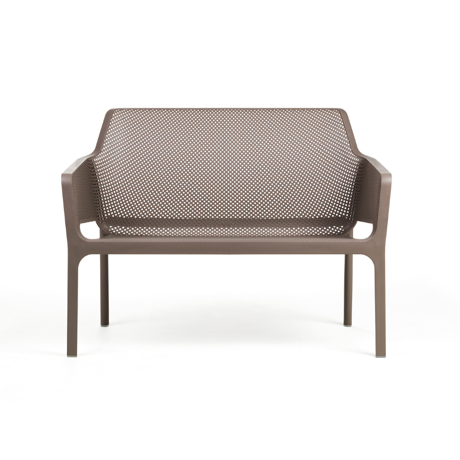 NARDI NET BENCH Taupe modern Kültéri pad