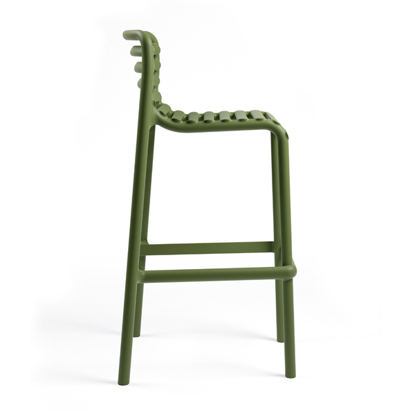 NARDI DOGA STOOL Zöld modern Műanyag kültéri bárszék