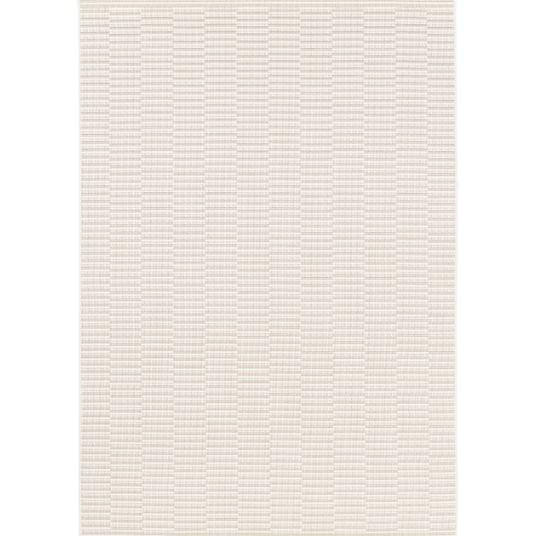 BG NEGRA 200X290 Fehér, Bézs skandináv Kültéri szőnyeg