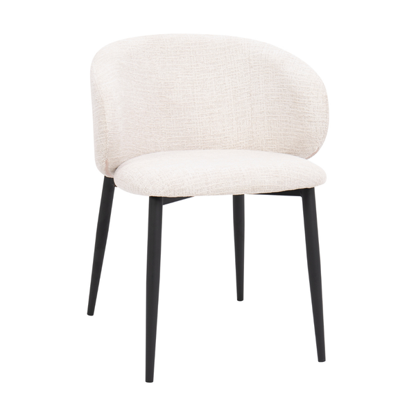 DL POLAR P PEARL Fehér design Kárpitos beltéri szék