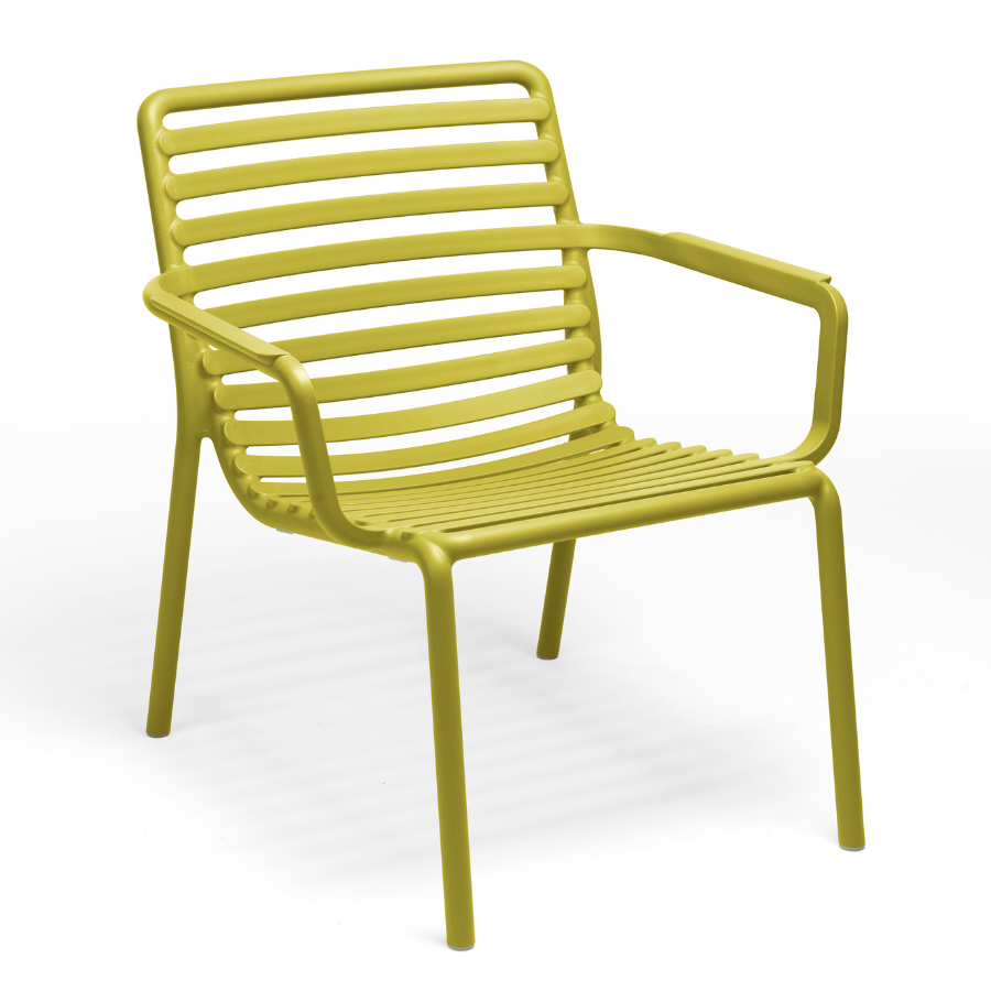 NARDI DOGA RELAX Világoszöld design Műanyag kültéri szék