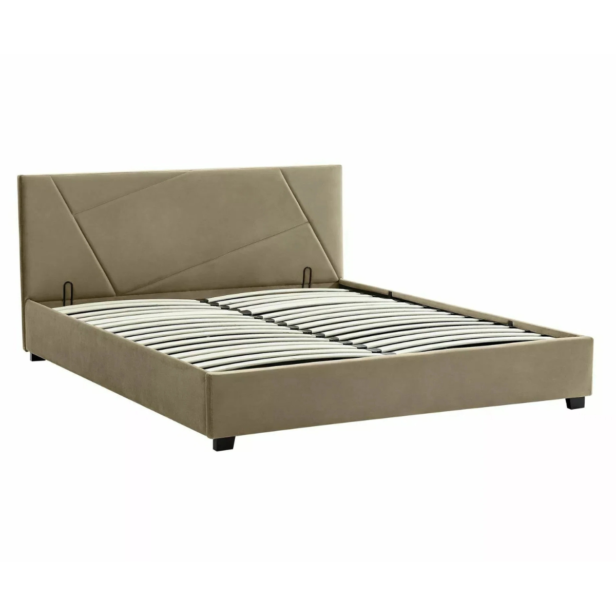 SI MONTANA 140X200 Bézs design Kárpitos ágy