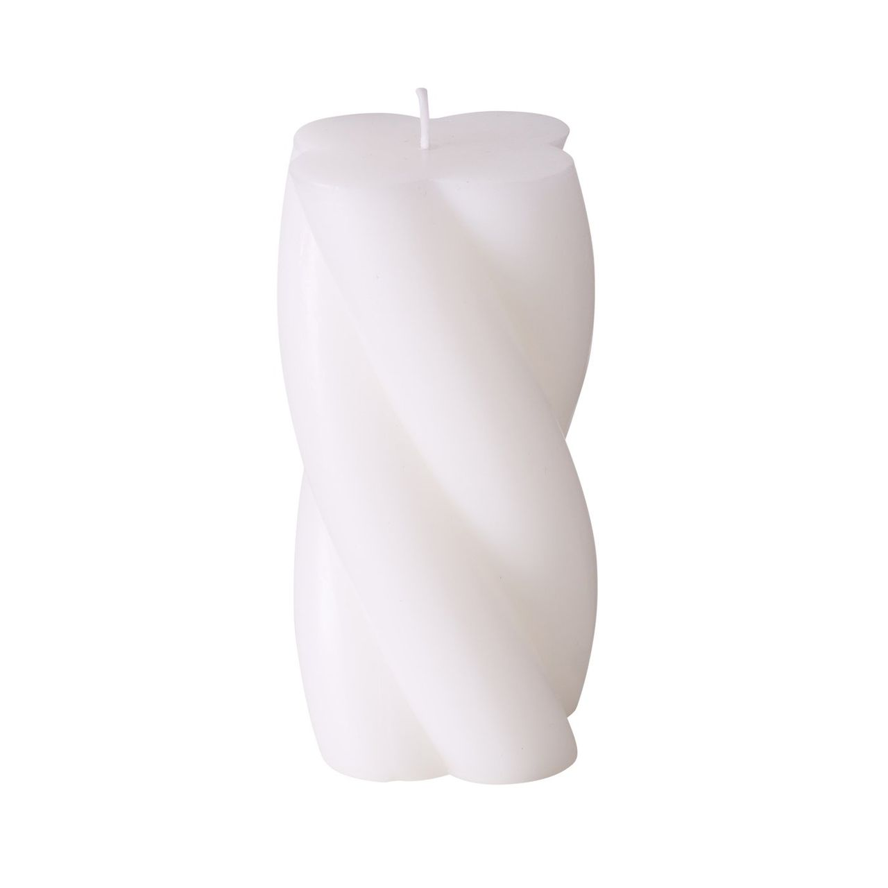 B TWISTER CANDLE Fehér modern Asztali dekoráció