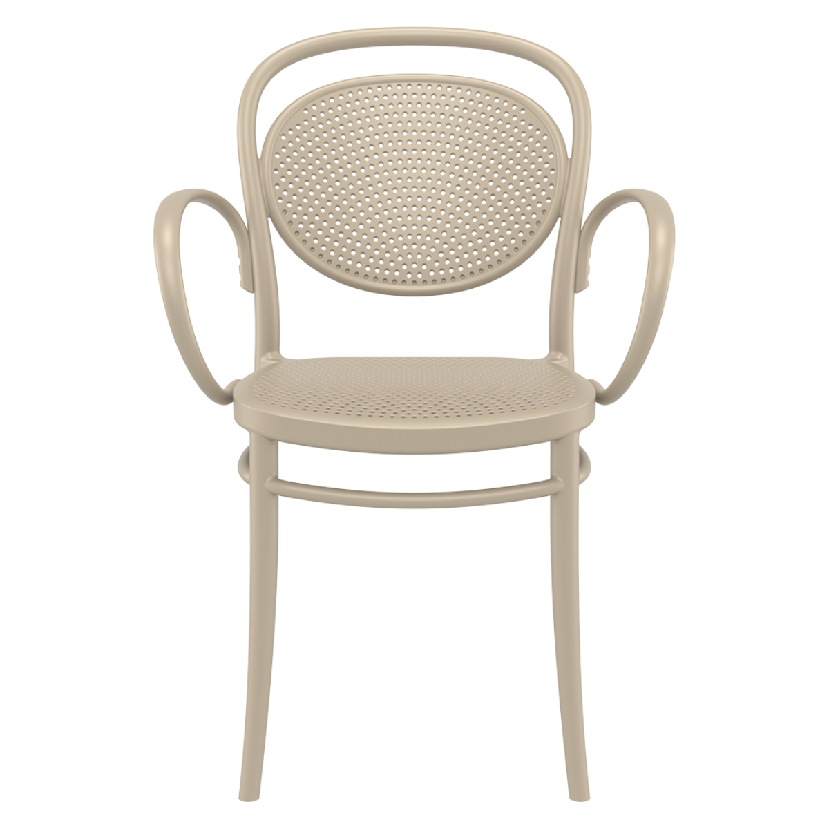ST MARCEL XL Taupe modern Műanyag kültéri szék